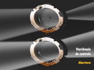 Variáveis
de controle
Abertura

 