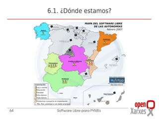 6.1. ¿Dónde estamos?




64      Software Libre para PYMEs
 
