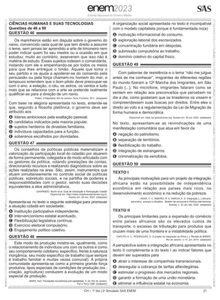 Comprehensive Overview of ENEM 2023 Language and Humanities Exam | PDF