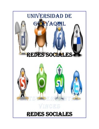UNIVERSIDAD DE
  GUAYAQUIL




REDES SOCIALES




REDES SOCIALES
 