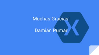Muchas Gracias!
Damián Pumar
 