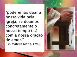 Que o rosário seja nossa força. Ofereça sempre um a quem  perdeu o seu.(Cura d’Ars)