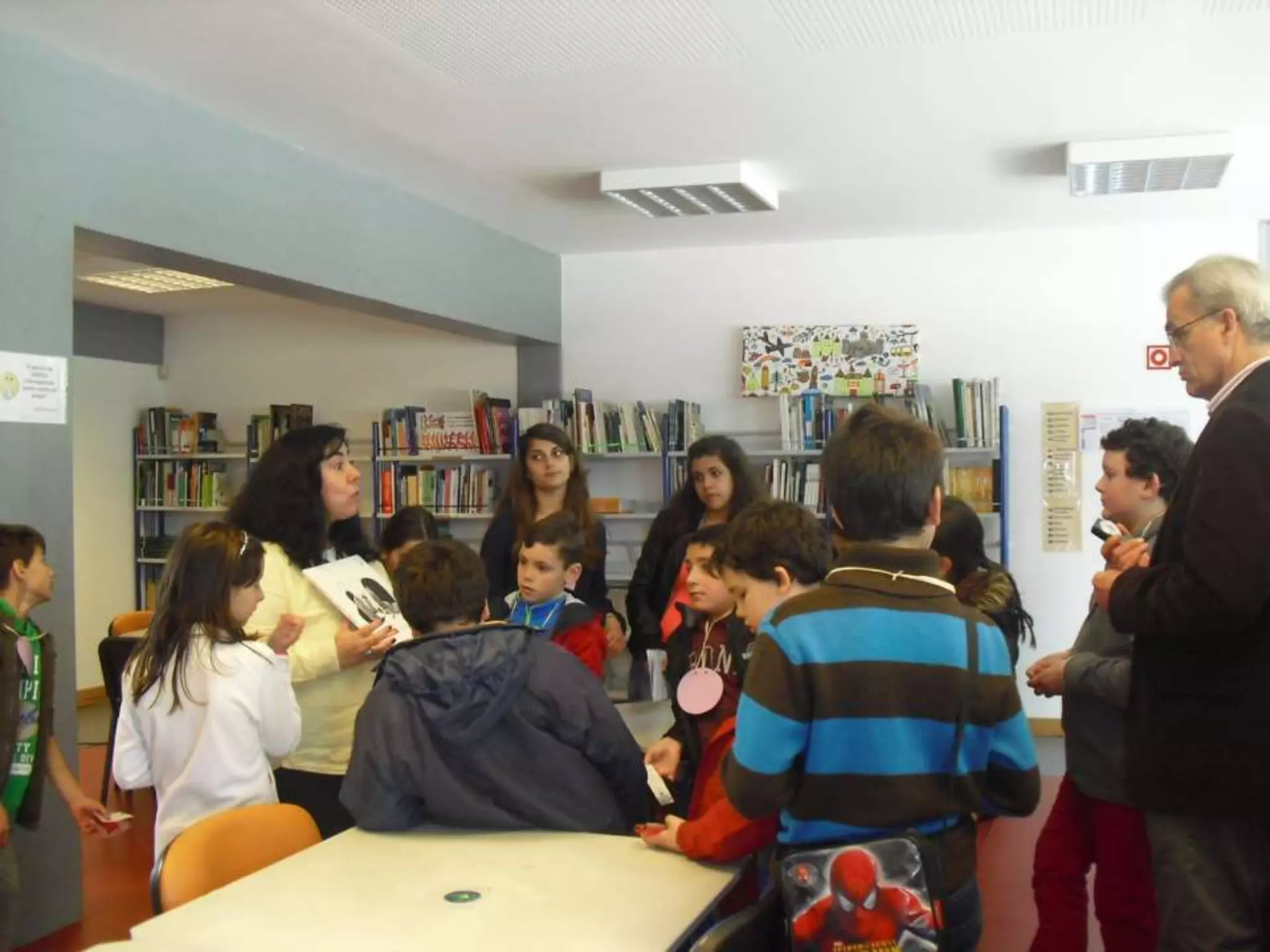 Dia aberto - Apresentação da BE aos alunos do 4º ano