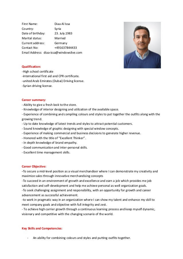 Diaa Cv English