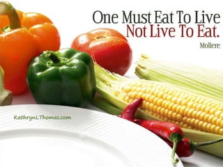 Current Dietary
Recommendations
• A calorie restricted, low fat, high fiber diet
 