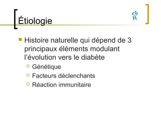 Diabète de type 1 chez l'enfant et l'adolescent - physiopathologie et ...