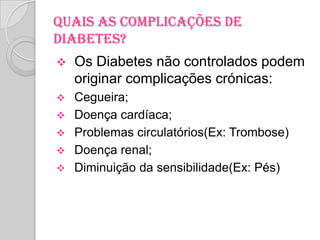 Como posso controlar os Diabetes;