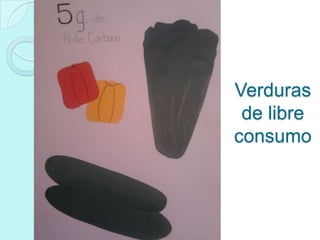 Verduras
 de libre
consumo
 
