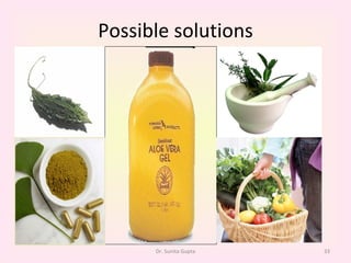 Possible solutions Dr. Sunita Gupta 