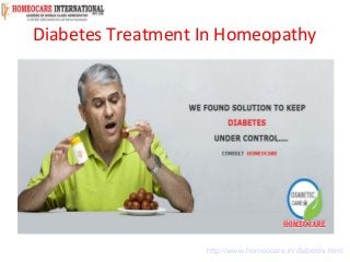 Diabetes Treatment In Homeopathy

http://www.homeocare.in/diabetes.html

 