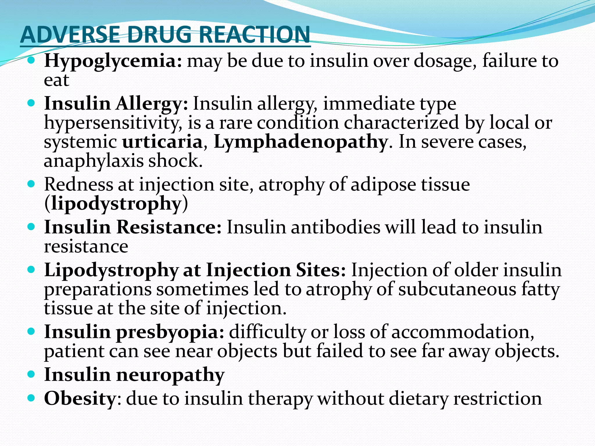 Insulin and Oral Hypoglycemics | PPTX
