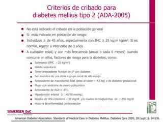 diabetes mellitus tipo I y II