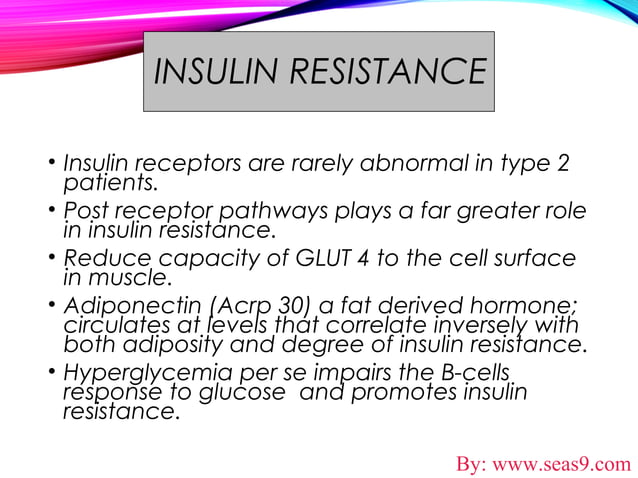 Insulin Resistance A Challenge In Diabetes Management | PPT | Endocrine ...