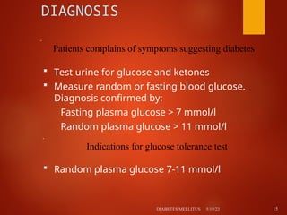 Comprehensive Overview of Diabetes Mellitus: Types, Diagnosis, and ...