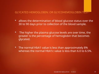 Comprehensive Overview of Diabetes Mellitus: Types, Diagnosis, and ...