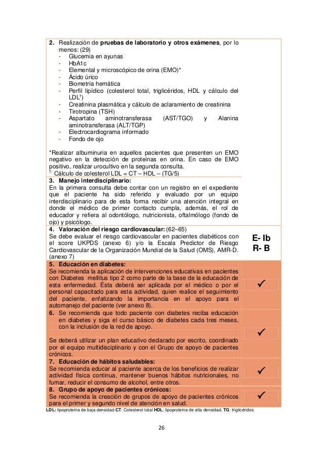 Diabetes mellitus gpc tipo ii 2017 Diabetes mellitus gpc tipo ii 2017