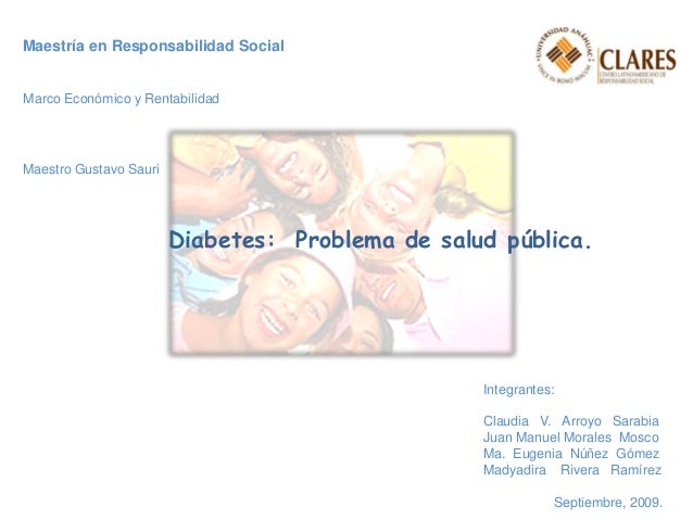 Diabetes - un proyecto de investigacion social Diabetes - un proyecto de investigacion social