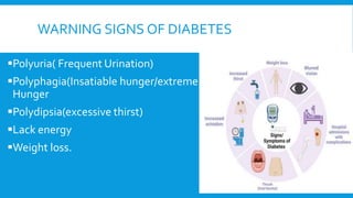 Polyuria Signs DIABETES AWARENESS AND YOUR HEALTH CHOIC | PPTX