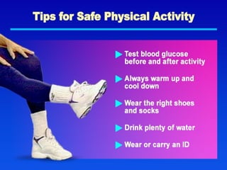 Tips for Safe Physical Activity
 