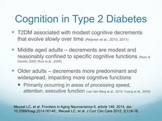 Type 2 Diabetes and Dementia: What's the link? A Review of the ...