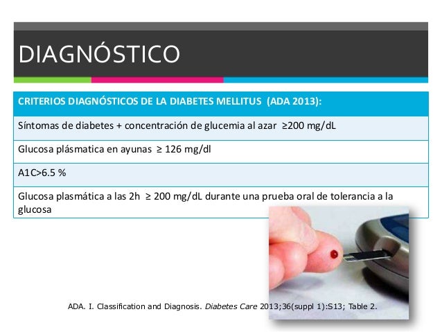Diagnóstico y Clasificación de la Diabetes Mellitus Diagnóstico y Clasificación de la Diabetes Mellitus