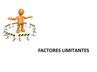 FACTORES LIMITANTES
 