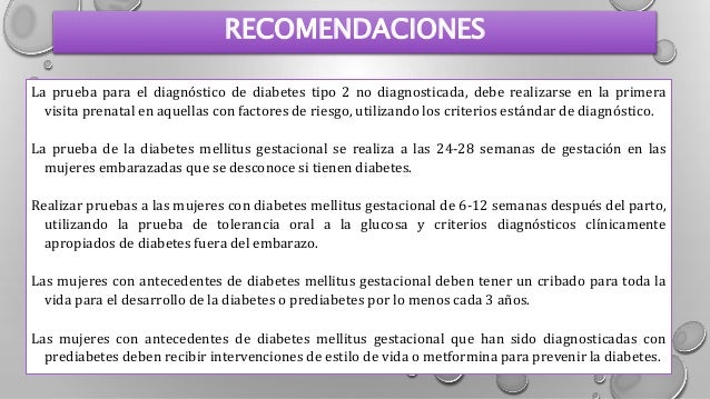 Diabetes en el embarazo Diabetes en el embarazo