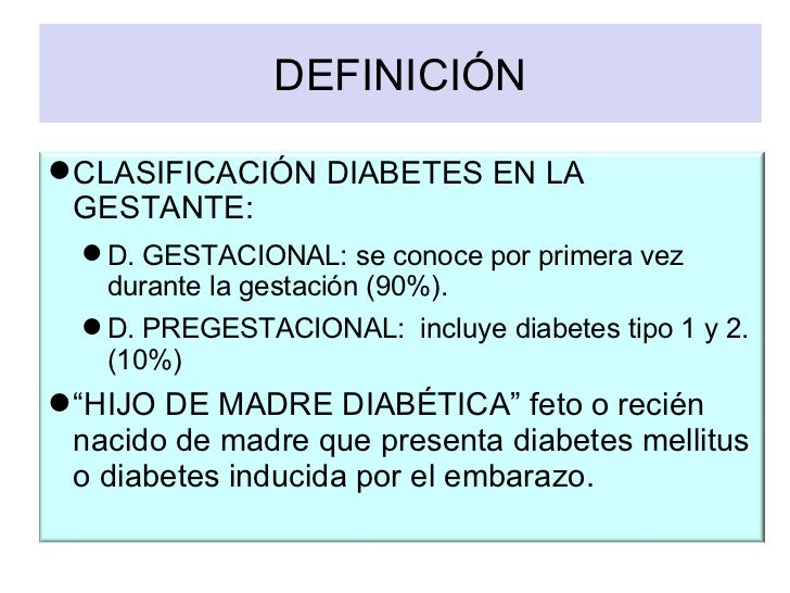 Diabetes gestacional Diabetes gestacional