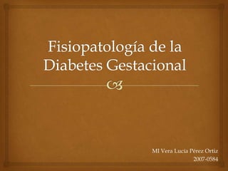 MI Vera Lucía Pérez Ortiz
               2007-0584
 