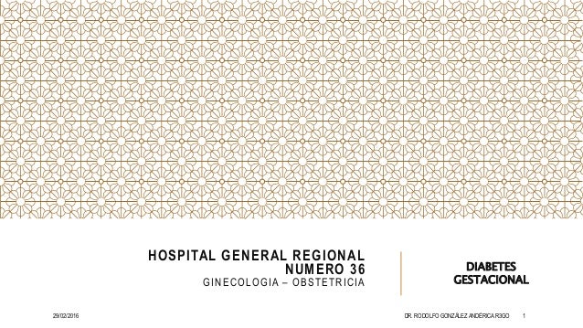 Diabetes gestacional 2015 Diabetes gestacional 2015