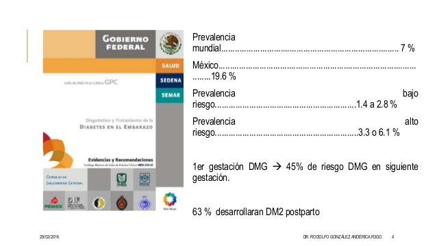 Diabetes gestacional 2015 Diabetes gestacional 2015