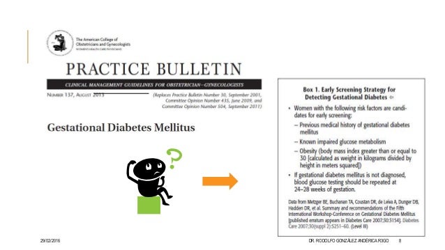 Diabetes gestacional 2015 Diabetes gestacional 2015