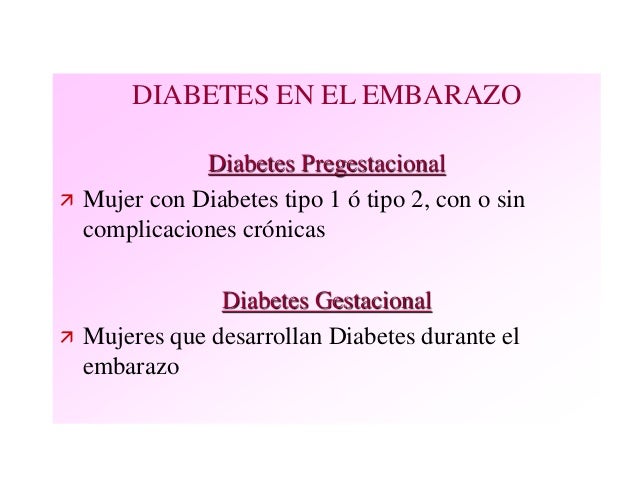 Diabetes gestacional Diabetes gestacional