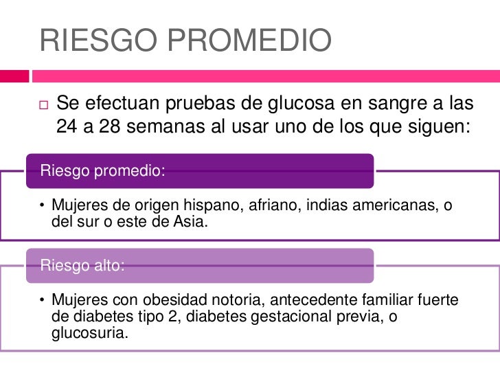 Diabetes gestacional Diabetes gestacional