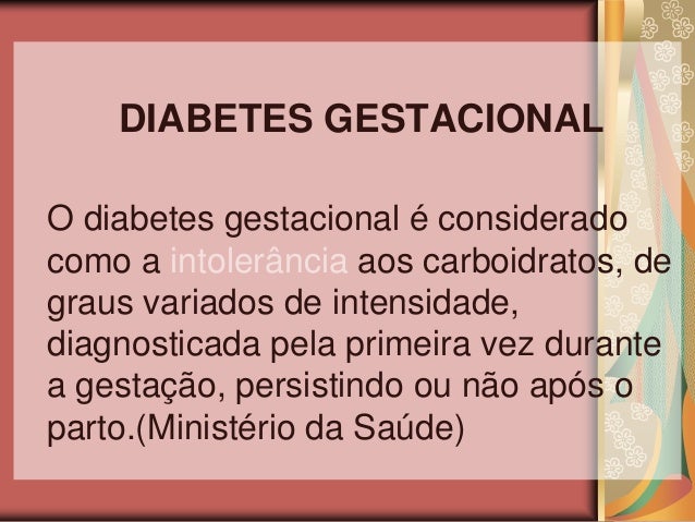 Diabetes gestacional (1) Diabetes gestacional (1)