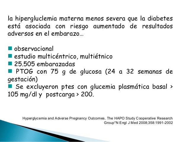 Diabetes gestacional 2014 Diabetes gestacional 2014
