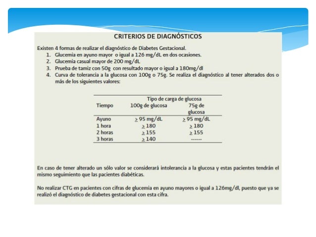 Diabetes gestacional Diabetes gestacional