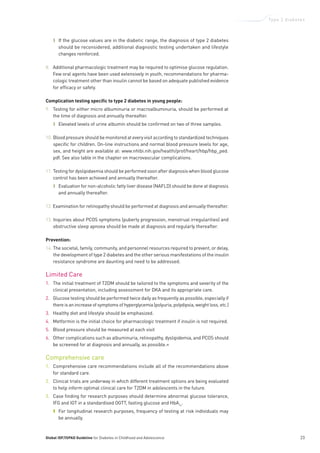 Diabetes in childhood and adolescence guidelines | PDF