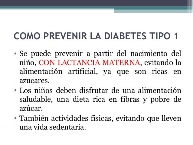 Diabetes infantil 3 Diabetes infantil 3