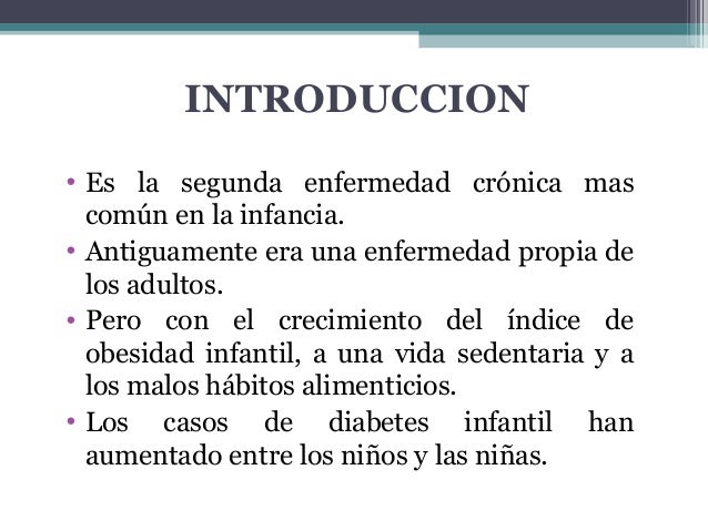 Diabetes infantil 3 Diabetes infantil 3