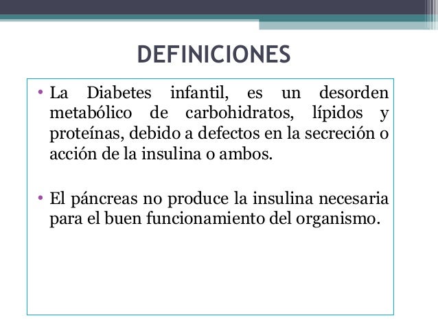 Diabetes infantil 3 Diabetes infantil 3