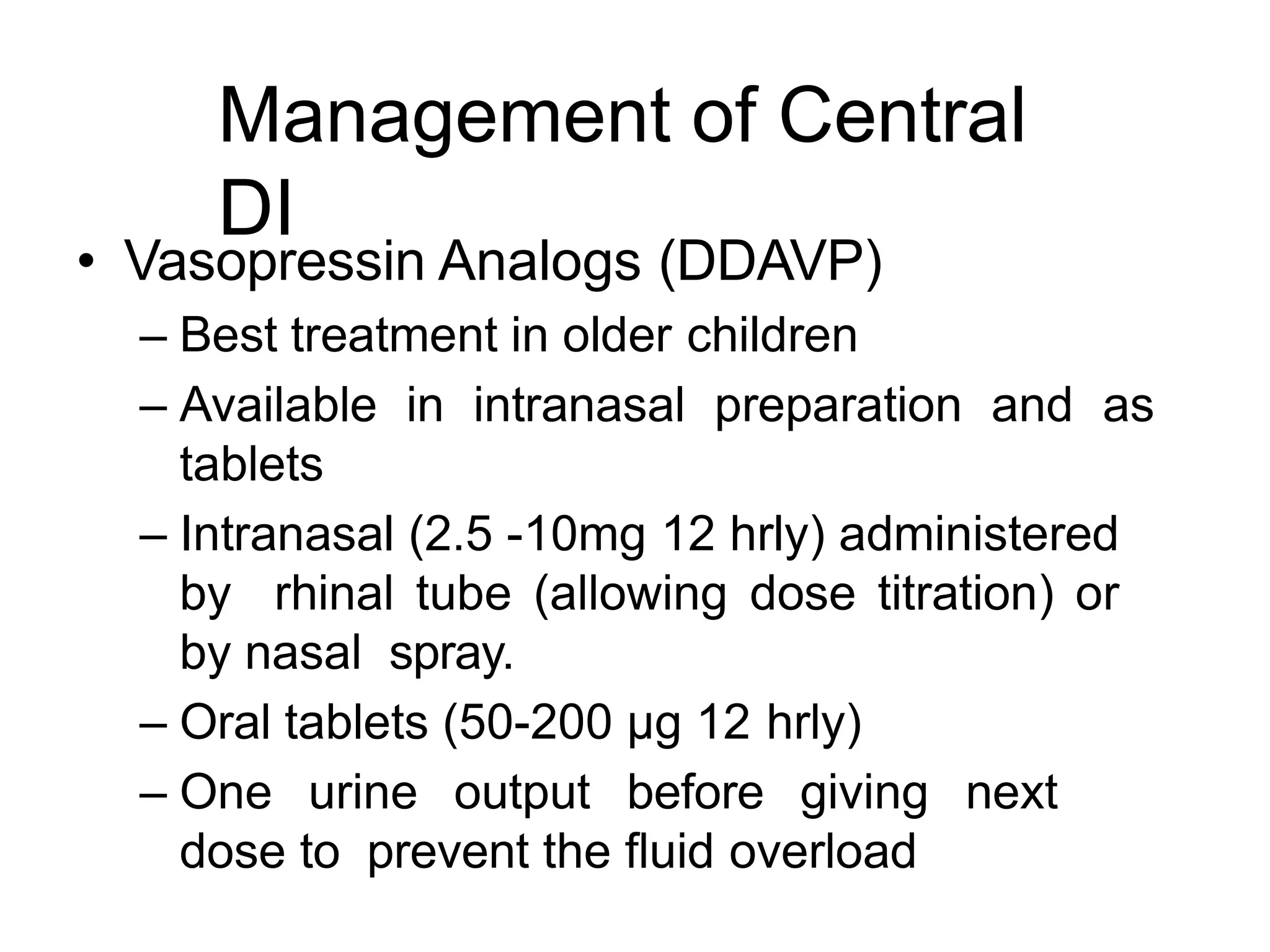 diabetesinsipidus.pptx in childhood endocrinology | PPTX