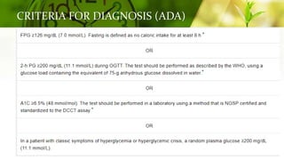 Diabetes Mellitus - An Integrated Approach | PPTX