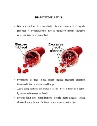 Diabetes Mellitus, PDF, Diabetes Mellitus