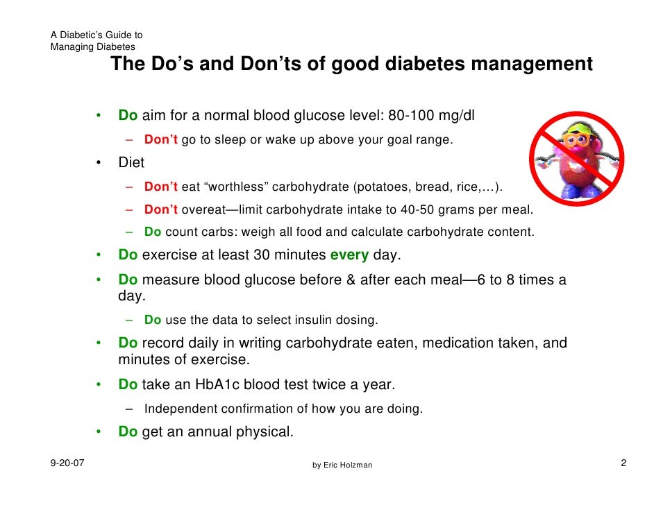 Diabetes Do S And Don Ts With Food Diabetes Do S And Don Ts With Food