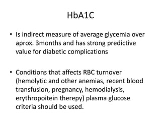 Diabetes mellitus part 2 | PPTX