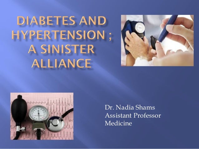 Diabetes Mellitus And Hypertension