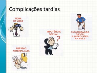 Complicações tardias
 