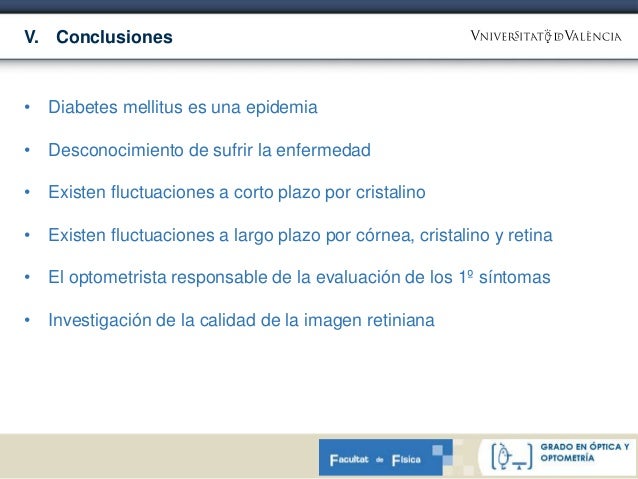 Fluctuaciones refractivas en la diabetes mellitus Fluctuaciones refractivas en la diabetes mellitus