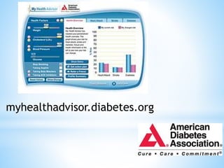myhealthadvisor.diabetes.org 
